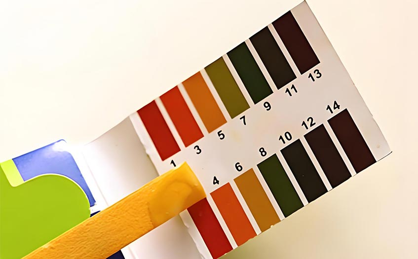 Relationship between boiler water alkalinity and pH value