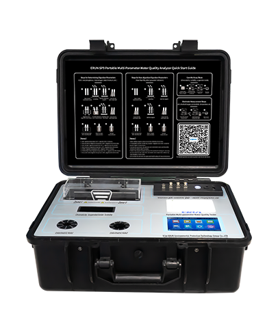 Portable multi-parameter water quality analyzer