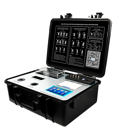 Portable multi-parameter water quality mobile monitoring station