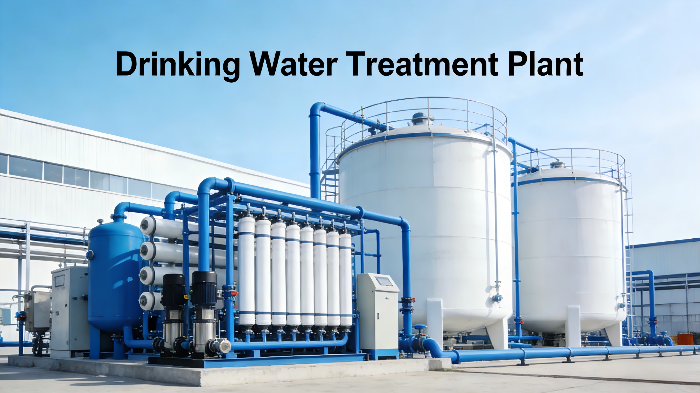 Online monitoring of drinking water plants